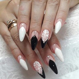 BNP 3Pcs/set Nail Art Line Brush Glitters Acrylic Ultra-thin Liner Drawing Painting Pen Flower Stripes Nail Art Manicure Tools