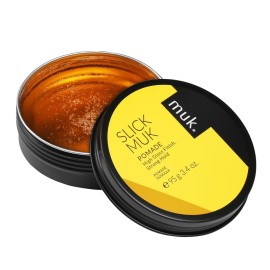 Muk Haircare Slick Muk High Gloss Pomade, 3.4oz - Strong Hold, High Gloss Pomade for Men, Humidity Resistant, Water Soluble, Coconut Vanilla Bean Fragrance Muk Haircare Slick Muk High Gloss Pomade, 3.4oz - Strong Hold, High Gloss Pomade for Men, Humidity Resistant, Water Soluble, Coconut Vanilla Bean Fragrance
