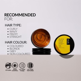 Muk Haircare Slick Muk High Gloss Pomade, 3.4oz - Strong Hold, High Gloss Pomade for Men, Humidity Resistant, Water Soluble, Coconut Vanilla Bean Fragrance Muk Haircare Slick Muk High Gloss Pomade, 3.4oz - Strong Hold, High Gloss Pomade for Men, Humidity Resistant, Water Soluble, Coconut Vanilla Bean Fragrance