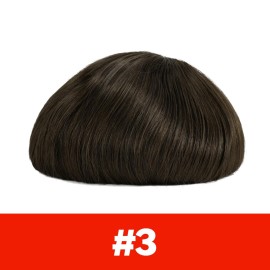 Lordhair Toupee for Men with 100% Human Hair, 0.08mm Natural Skin Hair Pieces Replacement for Men Base Size 8x10 inch Mens Toupee V-looped Hair System Dark Light Brown 3 Lordhair Toupee for Men with 100% Human Hair, 0.08mm Natural Skin Hair Pieces Replacement for Men Base Size 8x10 inch Mens Toupee V-looped Hair System Dark Light Brown 3