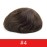 Lordhair Toupee for Men with 100% Human Hair, 0.08mm Natural Skin Hair Pieces Replacement for Men Base Size 8x10 inch Mens Toupee V-looped Hair System Medium Bark Brown 4