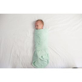 Miracle Blanket Swaddle Wrap - Help Your Newborn Sleep Longer - Soft & Secure Sleep Sack for Infants - Easy-to-Use Swaddling Blanket for a Calm Baby (Mint)