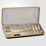 Korean Nail Clipper! Three Seven (777) Travel Manicure Grooming Kit Nail Clipper Set (9 PCs, 636BXG), Made in Korea, Since 1975
