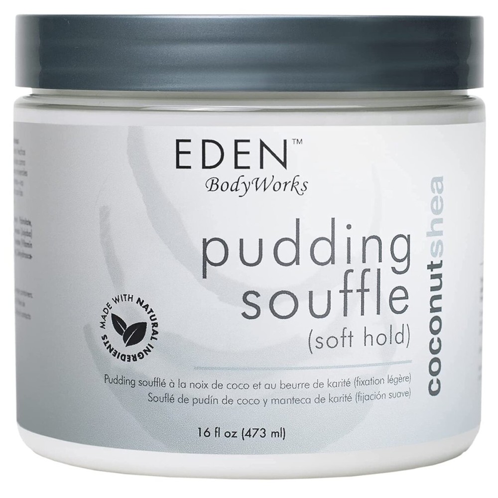 EDEN BodyWorks Coconut Shea Pudding Souffl | Curl Cream for Curly Hair Products | Curl Defining Cream for Wavy Hair Products | Styling Cream for Soft Curls Hair Products | 16 oz EDEN BodyWorks Coconut Shea Pudding Souffl | Curl Cream for Curly Hair Products | Curl Defining Cream for Wavy Hair Products | Styling Cream for Soft Curls Hair Products | 16 oz
