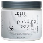 EDEN BodyWorks Coconut Shea Pudding Souffl | Curl Cream for Curly Hair Products | Curl Defining Cream for Wavy Hair Products | Styling Cream for Soft Curls Hair Products | 16 oz