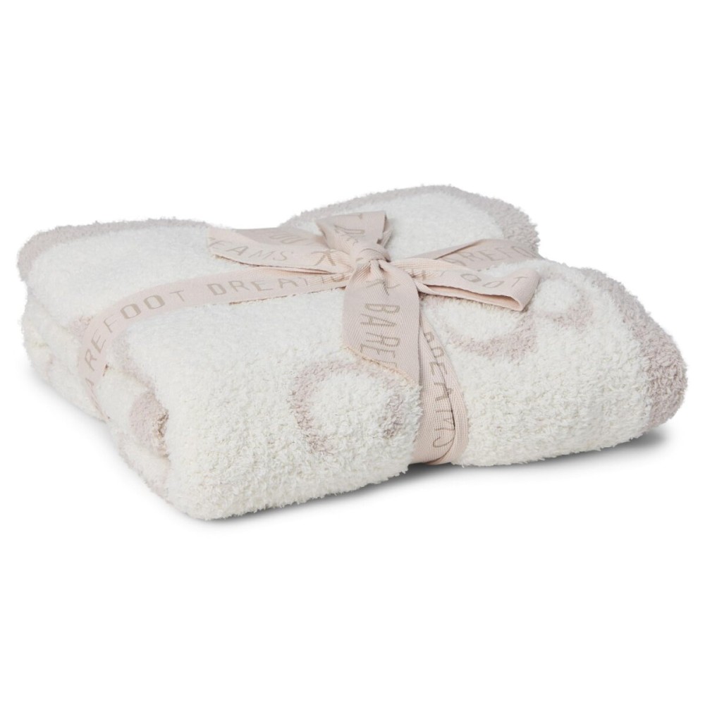 Barefoot Dreams Unisex CozyChic ABC Blanket Stone/Cream Baby