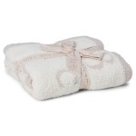 Barefoot Dreams Unisex CozyChic ABC Blanket Stone/Cream Baby