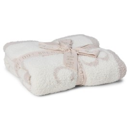 Barefoot Dreams Unisex CozyChic ABC Blanket Stone/Cream Baby