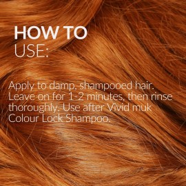 MUK. Vivid Colour Lock Conditioner - Nourishing Color Protect against colour fade. Detangling Colored Hair Conditioner for Shine, Smoothness & Frizz Control, 300ml