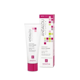 Andalou Naturals 1000 Roses Daily Shade Facial Lotion with SPF 18, 2-in-1 Hydrating & Soothing Moisturizer & Face Sunscreen, Broad Spectrum Protection, Hypoallergenic for Sensitive Skin, 2.7 Fl Oz Andalou Naturals 1000 Roses Daily Shade Facial Lotion with SPF 18, 2-in-1 Hydrating & Soothing Moisturizer & Face Sunscreen, Broad Spectrum Protection, Hypoallergenic for Sensitive Skin, 2.7 Fl Oz
