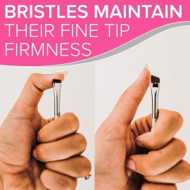 NYK1 Angled Eyebrow Brush And Spoolie Combo (Precision Applicator) Eyelash Brush And Brow Brushes For Eyebrows Grooming & Defining - Dual Ended Eyebrow Spoolie For Filling & Shaping Brows and Lashes NYK1 Angled Eyebrow Brush And Spoolie Combo (Precision Applicator) Eyelash Brush And Brow Brushes For Eyebrows Grooming & Defining - Dual Ended Eyebrow Spoolie For Filling & Shaping Brows and Lashes