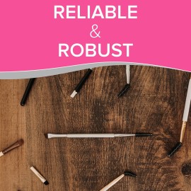 NYK1 Angled Eyebrow Brush And Spoolie Combo (Precision Applicator) Eyelash Brush And Brow Brushes For Eyebrows Grooming & Defining - Dual Ended Eyebrow Spoolie For Filling & Shaping Brows and Lashes NYK1 Angled Eyebrow Brush And Spoolie Combo (Precision Applicator) Eyelash Brush And Brow Brushes For Eyebrows Grooming & Defining - Dual Ended Eyebrow Spoolie For Filling & Shaping Brows and Lashes