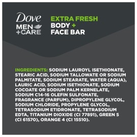 Dove Men + Care Body & Face Bar, Extra Fresh 4 ea ( Pack of 2) Dove Men + Care Body & Face Bar, Extra Fresh 4 ea ( Pack of 2)