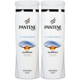 Pantene Pro-V Classic Clean Shampoo, 12.6 Fl Oz (Pack of 2)