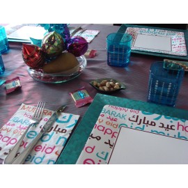 Eid Font Dinner Napkin (Pack of 20).