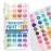 Ooly Lil\' Watercolor Washable Paint Pods Set with Brush, 36 colors & 1 Paintbrush, Washable Watercolors in a Portable Case, Back to School Supplies for All Ages, Bright & Vibrant Colors