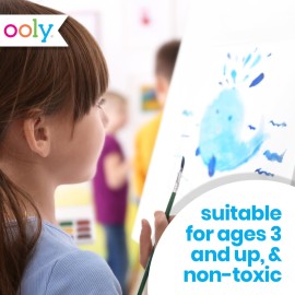 Ooly Lil\' Watercolor Washable Paint Pods Set with Brush, 36 colors & 1 Paintbrush, Washable Watercolors in a Portable Case, Back to School Supplies for All Ages, Bright & Vibrant Colors