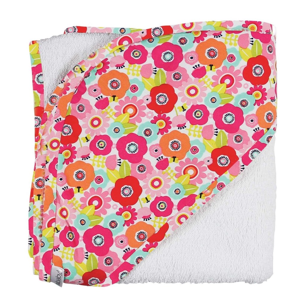C.R. Gibson Hooded Towel and Washcloth Set, Cutie Pie