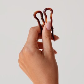 France Luxe Small Hair Pin Pair - Tortoise France Luxe Small Hair Pin Pair - Tortoise