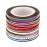 Beaute Galleria 30 Mixed Colors Rolls Striping Tapes Line Adhesive Sticker Nail Art Tips Decorations Manicure