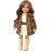 Fashion Girl - 3 Piece 18 inch Doll Outfit - Cheetah Coat, Ivory Dress and Ivory Boots - (Doll Not Included)