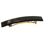 France Luxe Small Luxury Rectangle Barrette - Nacro Slate