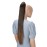 CAISHA 28 Extra Long Straight Ponytail Hairpiece Heat-resistant Synthetic Fibres Brown Mix H81