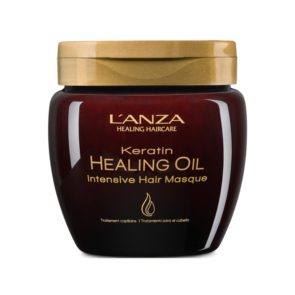 L\'ANZA Keratin Healing Oil Intensive Hair Masque, Leave-in Conditioner Treatment for Damaged Hair, Nourishing Mask, Repairs, Boosts Shine, Strength, and Prevents Frizz, Cruelty Free (7.1 Fl Oz) L\'ANZA Keratin Healing Oil Intensive Hair Masque, Leave-in Conditioner Treatment for Damaged Hair, Nourishing Mask, Repairs, Boosts Shine, Strength, and Prevents Frizz, Cruelty Free (7.1 Fl Oz)