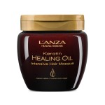 L\'ANZA Keratin Healing Oil Intensive Hair Masque, Leave-in Conditioner Treatment for Damaged Hair, Nourishing Mask, Repairs, Boosts Shine, Strength, and Prevents Frizz, Cruelty Free (7.1 Fl Oz)