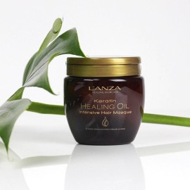 L\'ANZA Keratin Healing Oil Intensive Hair Masque, Leave-in Conditioner Treatment for Damaged Hair, Nourishing Mask, Repairs, Boosts Shine, Strength, and Prevents Frizz, Cruelty Free (7.1 Fl Oz) L\'ANZA Keratin Healing Oil Intensive Hair Masque, Leave-in Conditioner Treatment for Damaged Hair, Nourishing Mask, Repairs, Boosts Shine, Strength, and Prevents Frizz, Cruelty Free (7.1 Fl Oz)