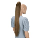CAISHA 28 Extra Long Straight Ponytail Hairpiece Heat-resistant Synthetic Fibres Brown H80