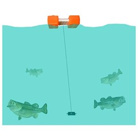 RITE-HITE Best Buoy-Marker Accurate UV-Coated - Great for Marking Your Favorite Fishing Spot with 75 feet of String/6.5 Ounce Weight