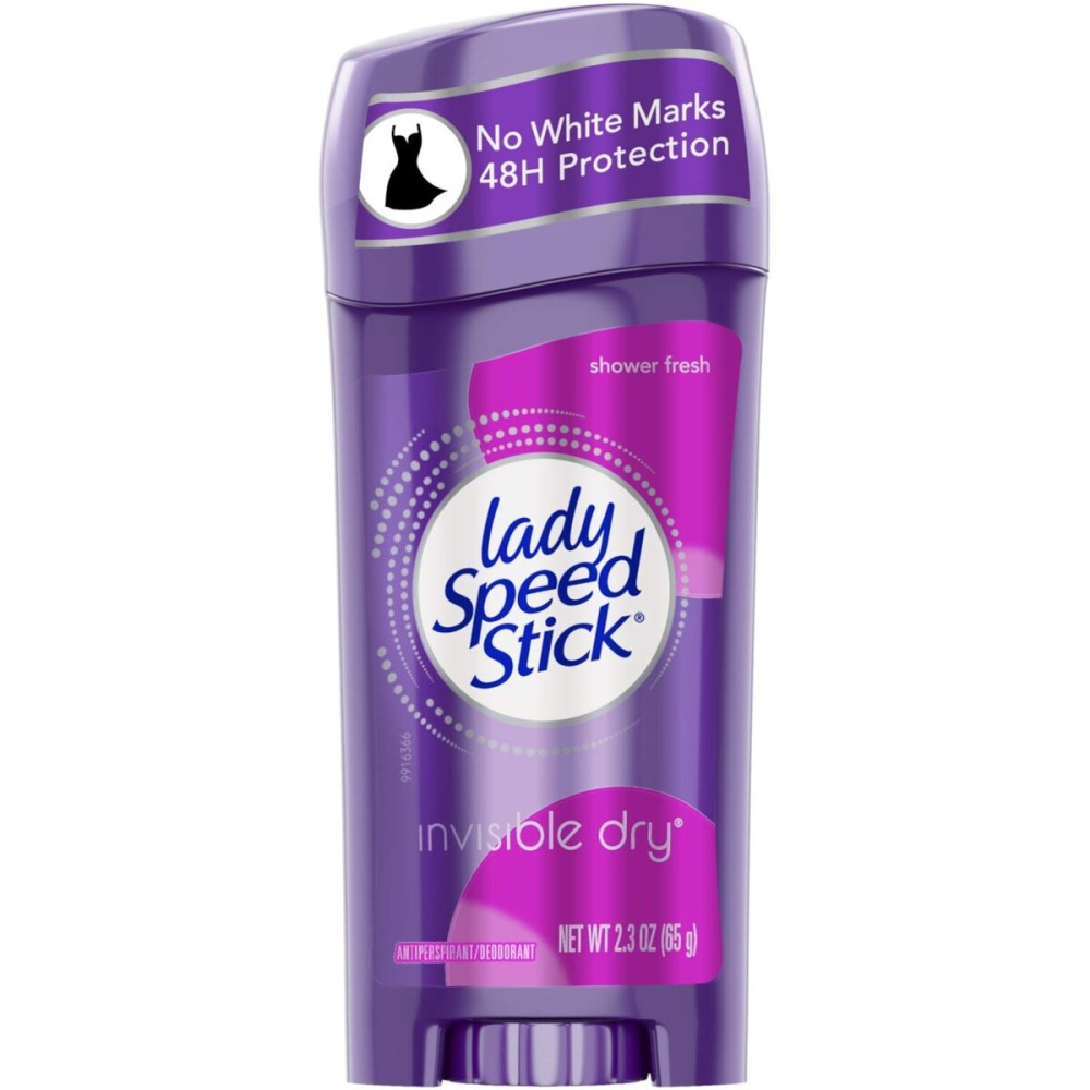 Lady Speed Stick Invisible Dry, Shower Fresh, 2.3 Ounces each (Pack of 4) Lady Speed Stick Invisible Dry, Shower Fresh, 2.3 Ounces each (Pack of 4)