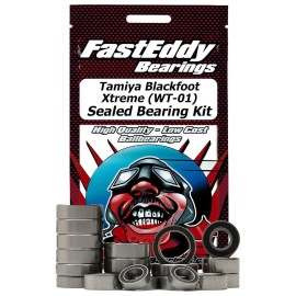FastEddy Bearings Compatible with Tamiya Blackfoot Xtreme (WT-01) Sealed Bearing Kit