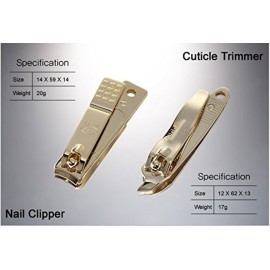 Korean Nail Clippers! Three Seven (777) Travel Manicure Grooming Kit Nail Clipper Set (6 PCs, 5300WG), MADE IN KOREA, SINCE 1975