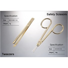 Korean Nail Clippers! Three Seven (777) Travel Manicure Grooming Kit Nail Clipper Set (6 PCs, 5300WG), MADE IN KOREA, SINCE 1975