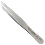 Pointed Slant Hair Tweezers Stainless Steel - Tenartis Made in Italy
