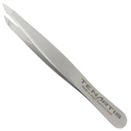 Pointed Slant Hair Tweezers Stainless Steel - Tenartis Made in Italy Pointed Slant Hair Tweezers Stainless Steel - Tenartis Made in Italy