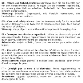 Pointed Slant Hair Tweezers Stainless Steel - Tenartis Made in Italy Pointed Slant Hair Tweezers Stainless Steel - Tenartis Made in Italy