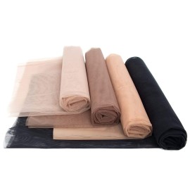 GEX Swiss Lace Net for Making Lace Wig Closure Caps Toupee, Foundation Wig Accessories- 1/4 Yard (18x20), Blonde Color