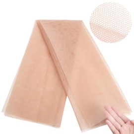 GEX Swiss Lace Net for Making Lace Wig Closure Caps Toupee, Foundation Wig Accessories- 1/4 Yard (18x20), Blonde Color