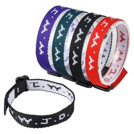 Rhode Island Novelty W.W.J.D. Webbing Bracelets, Twelve Per Order
