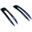 Two Ebony Wood Two Prong Curved 4.5 Inch long Hair Stick Pick Pic Pin Fork -