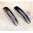 Two Ebony Wood Two Prong Curved 4.5 Inch long Hair Stick Pick Pic Pin Fork -