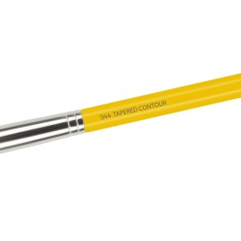 Bdellium Tools Professional Makeup Brush - Studio Series 944 Tapered Contour - With Mix of Soft Synthetic & Natural Fibers, For Adding Dimension (Yellow, 1pc)