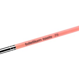 Bdellium Tools Professional Makeup Brush - Pink Bambu Series 711 Pointed Tip Liner - With Soft Synthetic Fibers, For Eye Lining (Pink, 1pc)