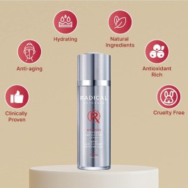 Radical Skincare Advanced Peptide Serum - Repairs and Smooths Skin to Reduce the Appearance of Wrinkles & Boosts Elasticity - For All Skin Types - Paraben Free - Assured Results (1 Fl Oz)