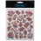 Tattoo King SK129MC-4911 Multicolored Sticker, Classic Roses