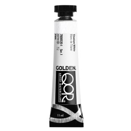 QoR Artist Watercolors by GOLDEN, Titanium White, 11 ml Tube, Professional Watercolor Paint, Semi-Transparent