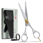 Suvorna 6 Hair Scissors Professional - Hair Shears for Women & Men - Extremely Sharp Hair Cutting Scissors to Cut Hair - Right Hand Barber Shears for Hair Cutting for Hairdressers and Professionals
